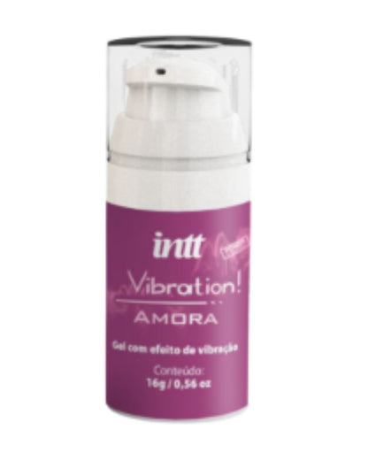 Vibration Power Amora Gel com Efeito de Vibração, Pulsação e Aquecimento