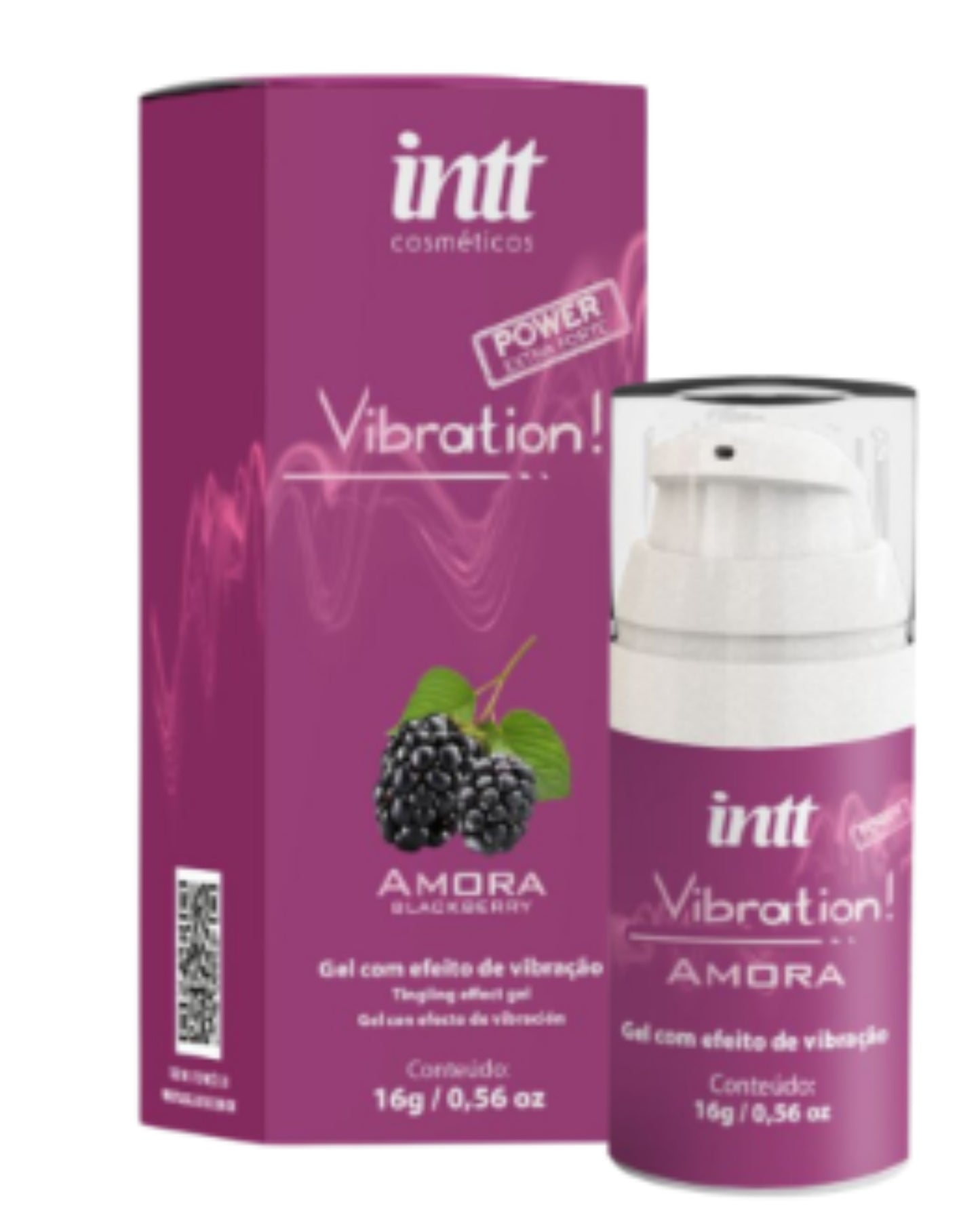 Vibration Power Amora Gel com Efeito de Vibração, Pulsação e Aquecimento