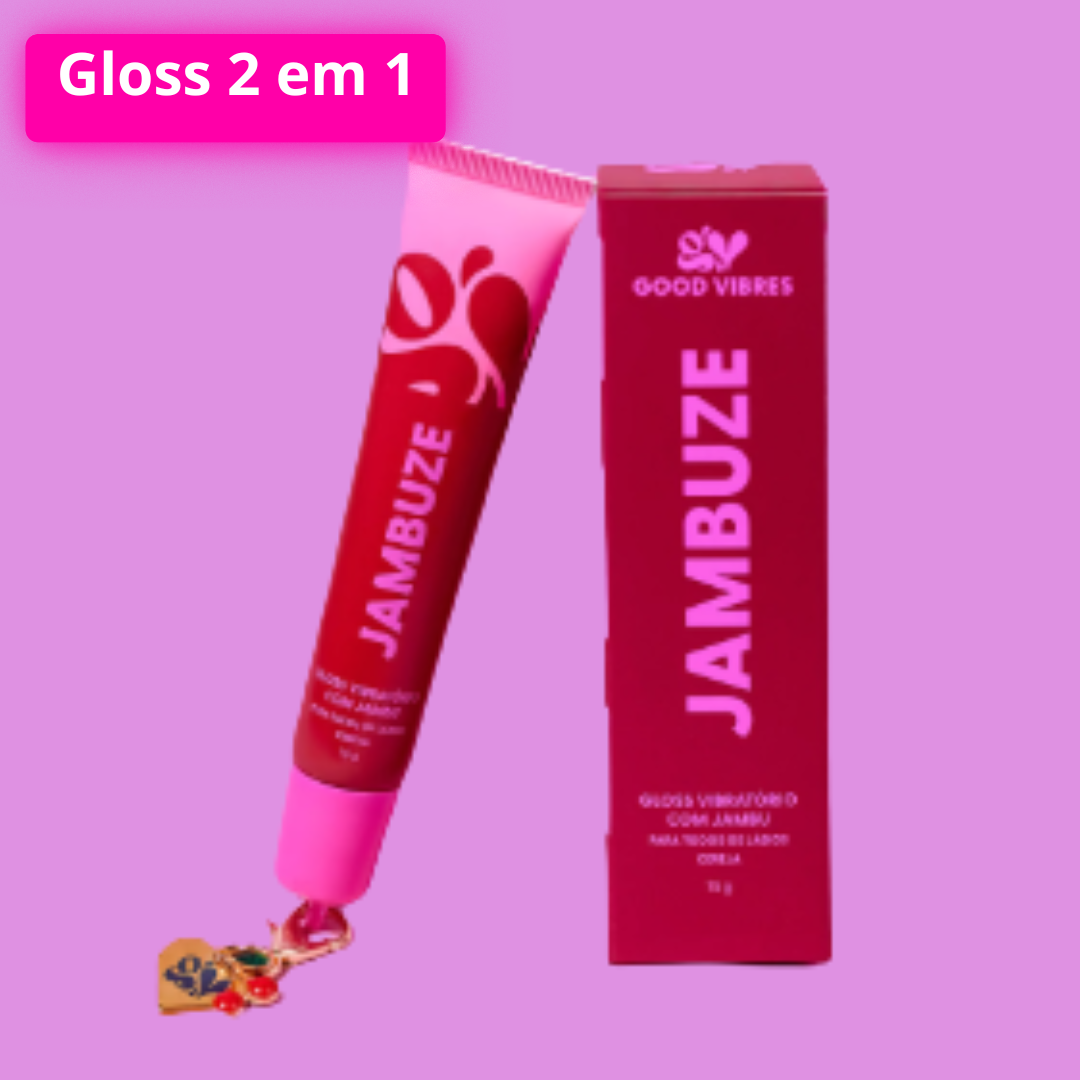 Jambuze Gloss Vibratório com Jambu | Sensações Intensificadas