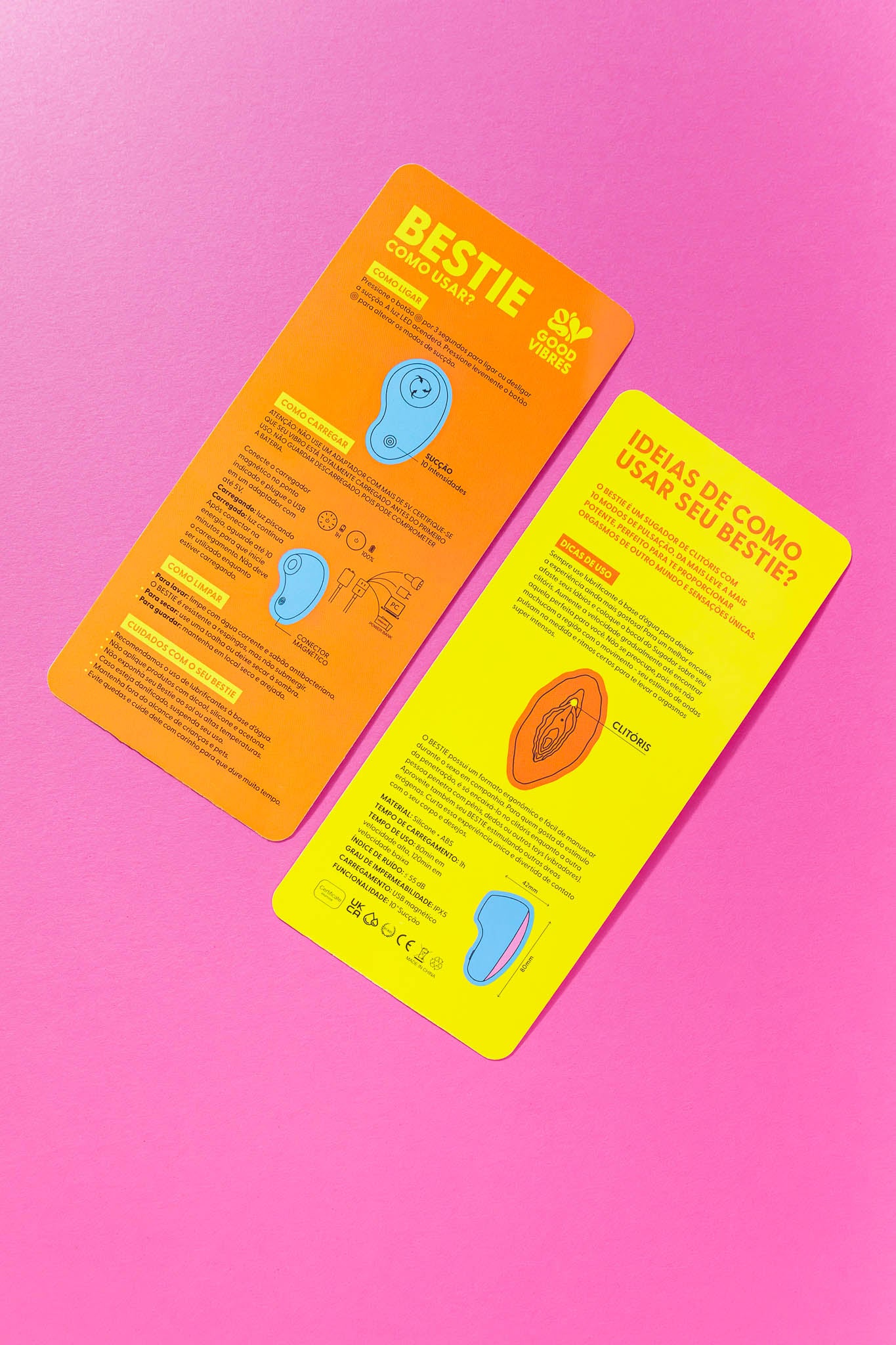 Bestie Sugador de Clitóris com Sense Lube de BRINDE