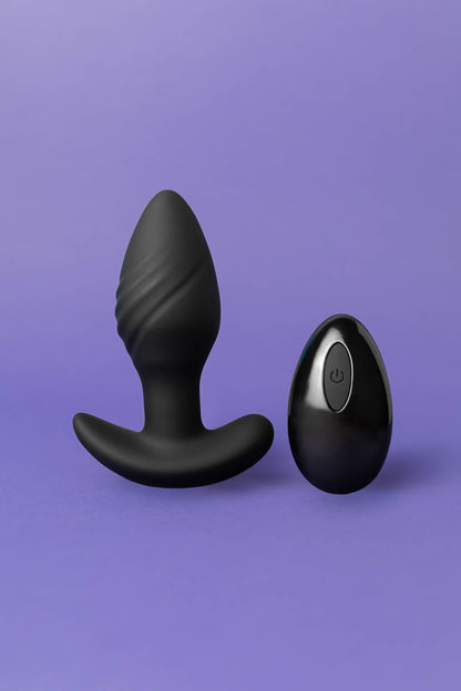 Plug Anal Spin Giratório com Controle Remoto