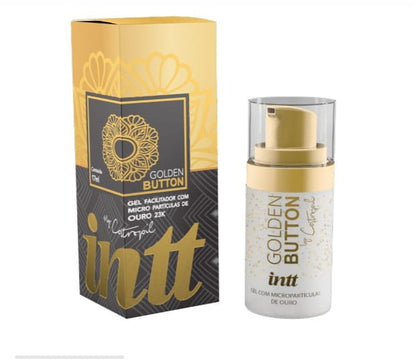 Lubrificante Intt Golden Button - Gel Facilitador Ouro 23k