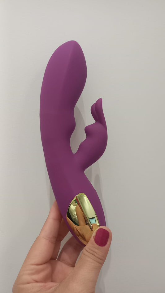Vibrador Rabbit Duplo Penetração e Sucção Super Potente – Ponto G e Clitóris
