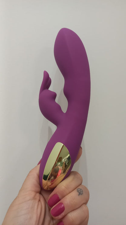 Vibrador Rabbit Duplo Penetração e Sucção Super Potente – Ponto G e Clitóris