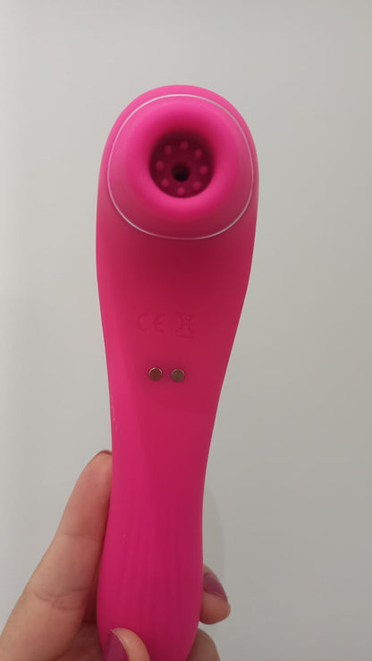 Vibrador 3 em 1 Penetração, Sucção e Massageador – Potência e Prazer Completo