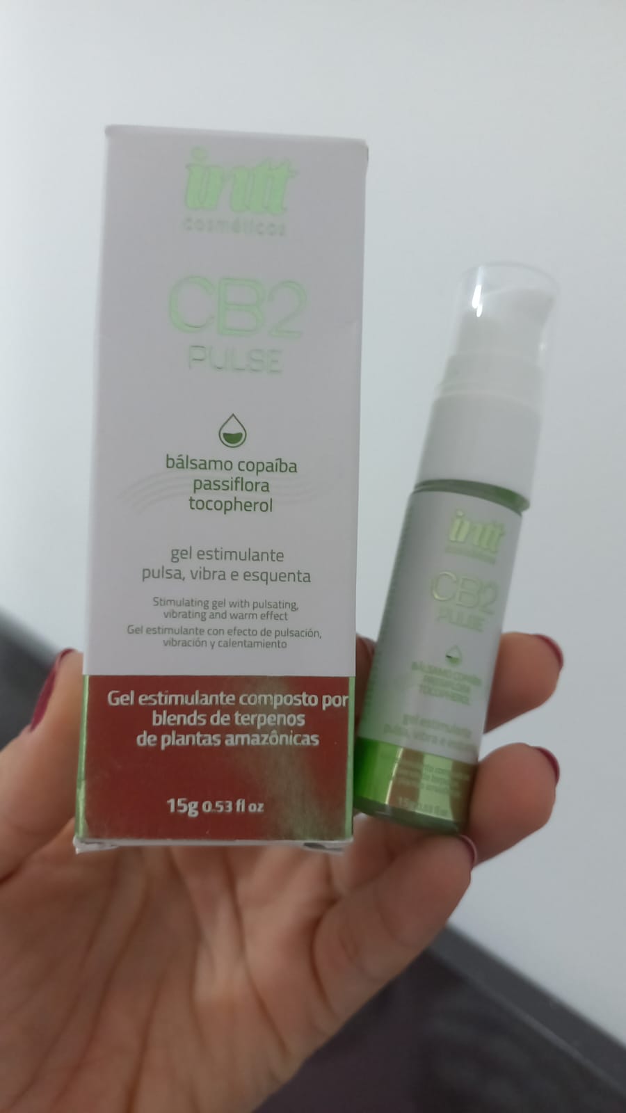 Pulse Cb2 - Gel estimulante - Pulsa Vibra e esquenta Intt