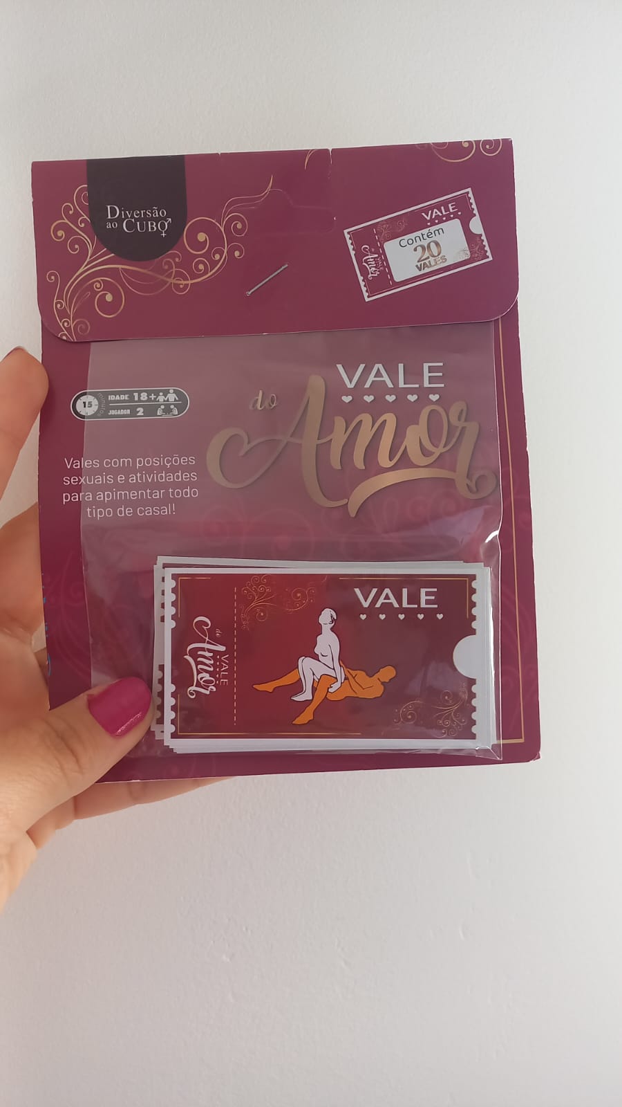 Vale do Amor – Jogo Sensual para Casais com 20 Cartas de Prazer
