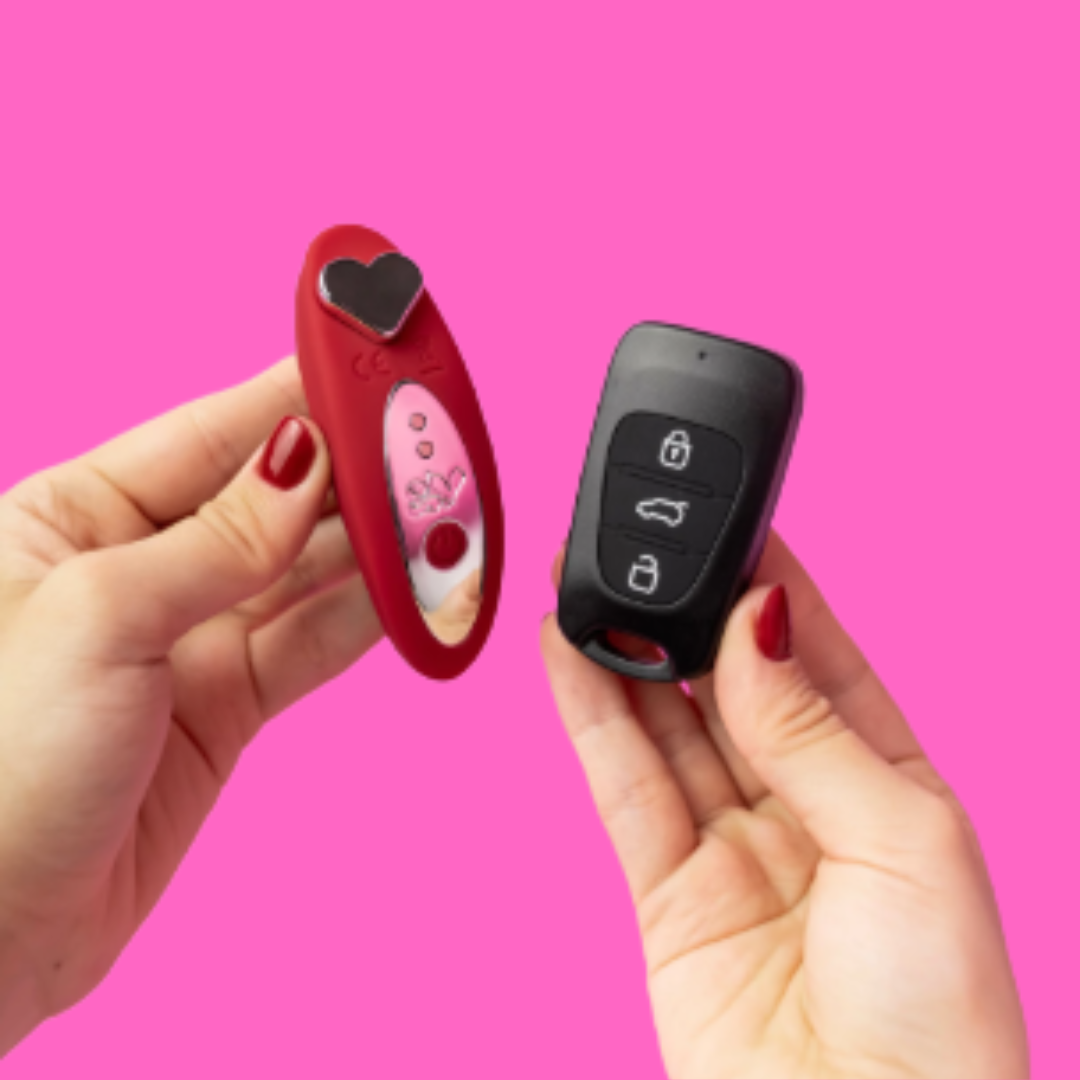 Cherry Calcinha Vibratória com controle de carro e APP a distância